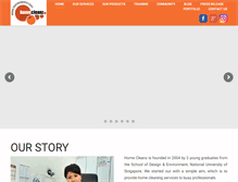 Tablet Screenshot of homecleanz.com